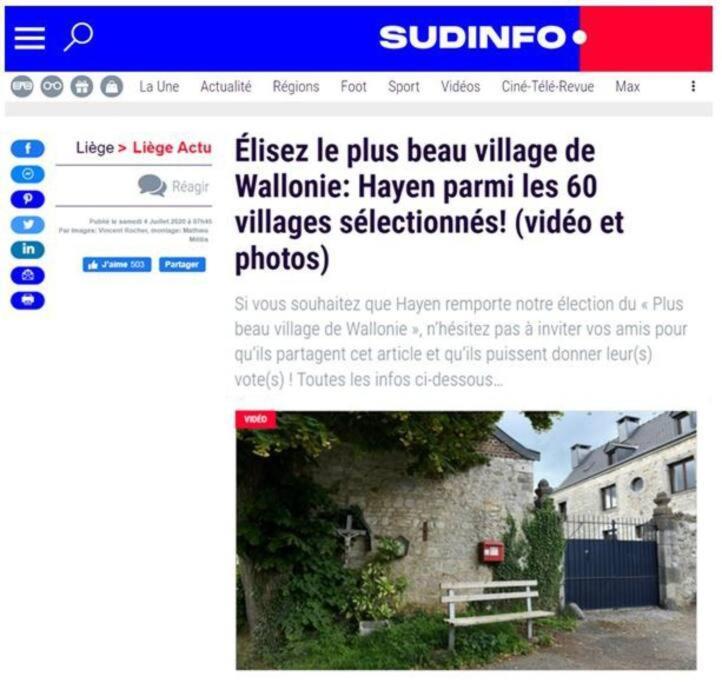 Le Gite D'Hayen Спримонт Екстериор снимка
